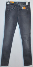 Mossimo Supply Co. Womens Slim Skinny Distressed Dark Gray Jeans Size 1 NWT - £16.88 GBP