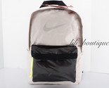 NWT Nike BA6057-008 Sportwear Heritage Backpack Desert Sand Black Reflec... - $32.95