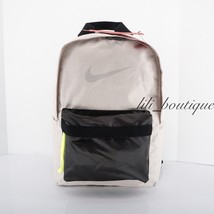 NWT Nike BA6057-008 Sportwear Heritage Backpack Desert Sand Black Reflective $45 - £26.27 GBP