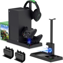 Meneea Cooling Fan &amp; Charging Stand For Xbox Series X Console And - £50.10 GBP