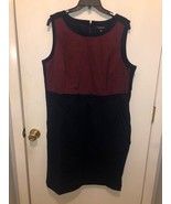 NEW Lands End Womens SZ 18W Sleeveless Ponte Dress With Pockets - $381.81 MXN