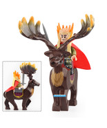 Thranduil on Elk The Hobbit LOTR Lego Custom Minifigure Brick Toys Gift - €4,29 EUR