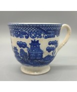 Vintage Blue Willow Demitasse Tea Cup Footed Made in Japan See Pics - €13,10 EUR