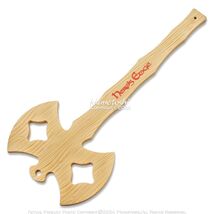 Munetoshi 18" FOAM Viking Medieval Double Battle Wooden Look Axe Smooth ... - $11.86