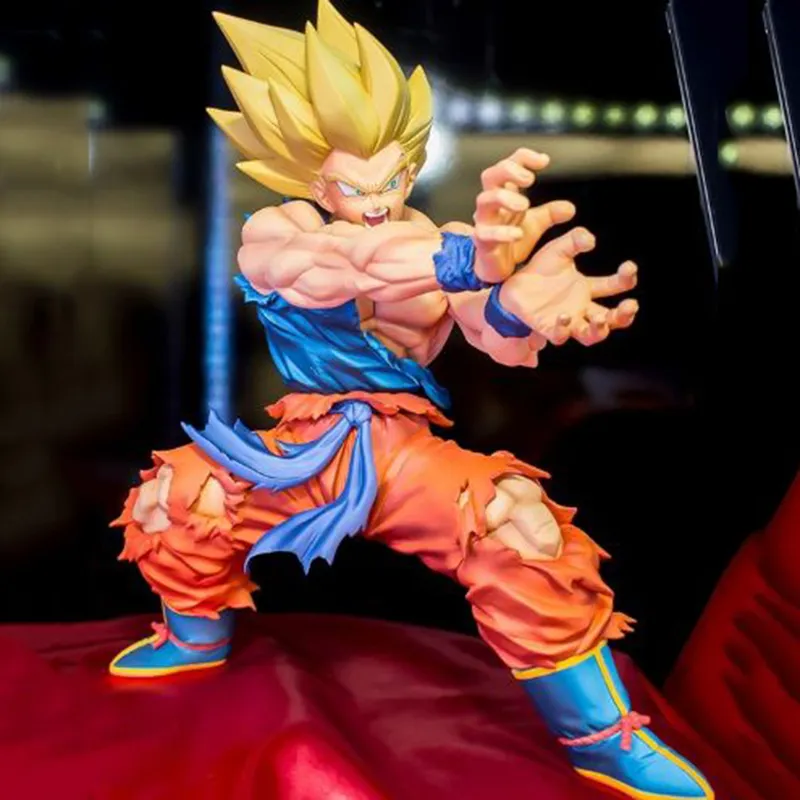Dragon Ball Z Kamehameha Son Goku Figure Super Saiyan Kakarotto 16CM PVC Action - £10.97 GBP