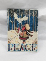 Mary Engelbreit Ink 1998 Peace Magnet 2 1/2&quot; 3 1/2&quot; - £31.13 GBP