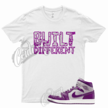  BUILT T Shirt for J1 1 Mid WMNS Magenta Grey Purple High Low Berry Plum 9 6 - £20.27 GBP+