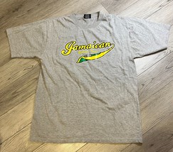 Jamaican Bobsled Team Authentic Grey T-Shirt Size XL Screen Print Logo - £9.56 GBP