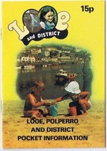 United Kingdom UK Travel Booklet Looe Polperro District Pocket Information - $2.75