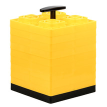 Camco FasTen Leveling Blocks w/T-Handle - 2x2 - Yellow *10-Pack [44512] - £29.33 GBP