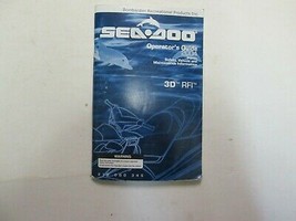 2004 Sea Doo 3D Rfi Operators Guide Jet Ski P/N 219000345 Factory Oem - £15.98 GBP