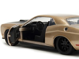 2012 Dodge Challenger SRT8 Gold Metallic with Black Hood &quot;Pink Slips&quot; Series 1/3 - $31.71