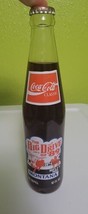 Rare Vintage Soda Pop Glass Bottle Big Drive of &#39;89 Coca Cola Coke Montana 1980s - £23.05 GBP