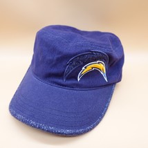 Los Angeles Chargers Hat Cap Womens Reebok On Field Snapback Blue Army Style - £12.75 GBP