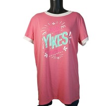 Lularoe Tee Shirt Womens L - Large -&quot;Yikes&quot; - Pink  - £3.89 GBP