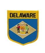 Eastern State Flag Embroidered Patch Shield - Delaware OSFM - $9.54 CAD