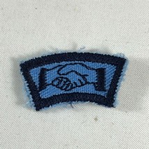 New Vintage Boy Scouts BSA Segment Patch - Blue Handshake - $3.33