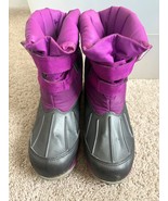 L.L. Bean Kids Size 6 Winter Snow Duck Boots Purple &amp; Gray Hard Toed - $379.94 MXN