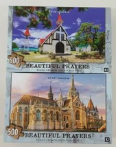 Beautiful Prayers 500 Piece Puzzle Lot of 2 Puzzles  - £18.64 GBP