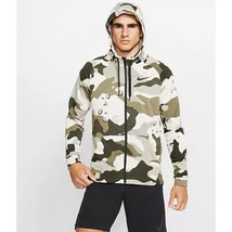 Nike Dri-FIT Men Training Hoodie Camo Full Zip Sweatshirt Sweater Large ... - $49.47