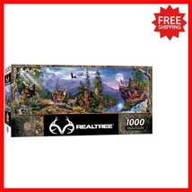 Engaging 1000-Piece Jigsaw Puzzle - Realtree Panoramic Adventure - 13&#39;&#39;x... - $34.91