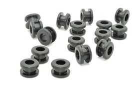 1/2&quot; hole w 5/16” ID w 1/4” Groove Rubber Grommets for Wires Cable Panel Bushing - £11.82 GBP+