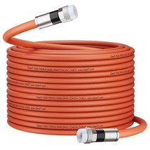 GearIT Coaxial Cable for Direct Burial (150ft) RG6 70 Ohm RF Rubber Boot Waterpr - £67.93 GBP