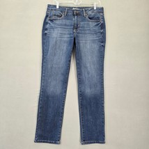 Sonoma Women Jeans Size 10 Blue Stretch Classic Straight Midrise Regular Denim - £11.51 GBP