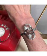 1970s OOAK Unisex Rock Crystal Silver Bangle Unique Vintage Unisex Jewel... - $2,373.20 CAD