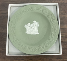 VTG  Wedgwood Angle Round Sweet Dish, 1970, Original Box Jasper 4.5&quot; Diam. - $18.59