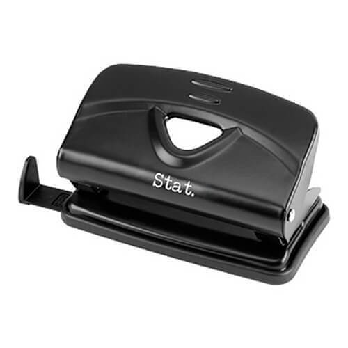 Stat 2 Hole Puncher Small 10 Sheets (Black) - Metal - $31.69