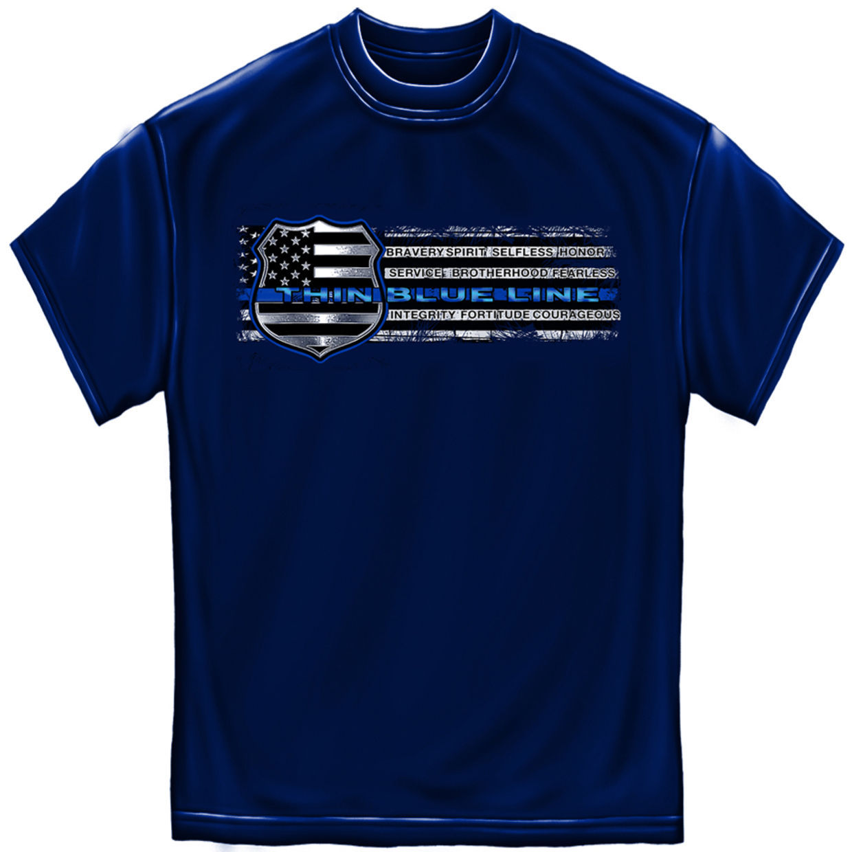 New BLUE LIVES MATTER Police  T Shirt LAW ENFORCEMENT   Thin Blue Line - £17.79 GBP - £20.11 GBP