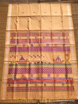 Odisha Premium Quality Gopalpur Fine tussar Jalla &amp; phoda work kotpad Pa... - $499.00