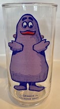 McDonalds Collector Series Drinking Glass GRIMACE Vintage Mid 1970&#39;s Collectible - £10.15 GBP