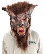 Vintage Wolfman Adult Mask Latex Rubber Scary Werewolf Monster Party Hal... - £47.13 GBP