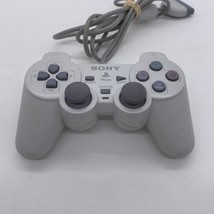Sony PlayStation OEM PS1 PS One Controller White Gray SCPH-110 Tested Works - £13.29 GBP