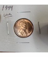 1944 GEM RED BU 1944-P LINCOLN CENT GEM UNC FIRE RED LUSTER Wheat Penny - $9.42 CAD
