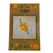 Daffodil by Marnie Ritter Surface Embroidery Kit 3.75x3.75in. Canvas Ins... - $14.80