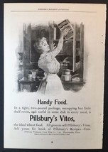 Pillsbury&#39;s Vitos Wheat Food Paper Ad c.1900 Pillsbury Washburn Flour Mi... - £7.19 GBP