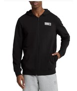 Puma Mens Hoodie Black Full Zip Pockets Logo Regular Fit YKK Zipper Lock... - €38,46 EUR