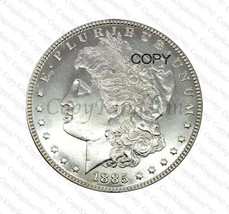 1885 S Morgan Silver Dollar Commemorative COPY coin - £11.78 GBP