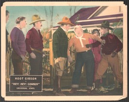 Hey! Hey! Cowboy 11&quot;x14&quot; Lobby Card Hoot Gibson - £65.14 GBP