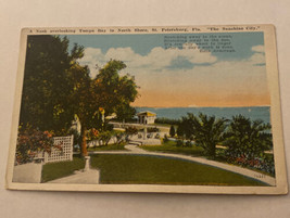Vintage Postcard Unposted Nook Overlooking Tampa Bay St Petersburg FL - £2.42 GBP