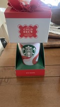 Starbucks Tumbler Cold Brew Coffee Gift Set Red White Love B Day Rare Boxed - £36.05 GBP
