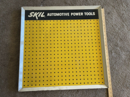 VINTAGE SKIL  automatic POWER TOOLS ADVERTISING  SIGN   23&quot; X 23&quot; metal - $137.61