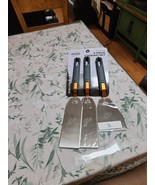 Adventure Ready 3 Pc Cooking Set Stainless Spatula Collapsible Handle Bl... - $53.49 CAD