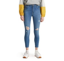 MSRP $70 Levi&#39;s Women&#39;s 720 High Rise Super Skinny Crop Jeans Blue Size ... - $28.50