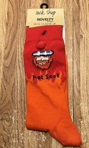 Novelty Sock Hot Scot Scotland Socks Men’s Size 11-13 Pompom Embellished - $10.00