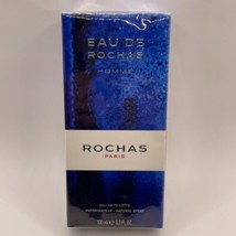 Eau De Rochas Homme By Rochas Paris 3.4 Oz Eau De Toilette Spray - New & Sealed - £50.67 GBP