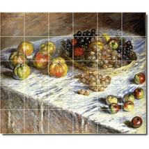 Claude Monet Fruit Vegetable Painting Ceramic Tile Mural P06184 - £239.80 GBP+